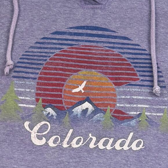 Salt Creek Destination Colorado Logo Pullover Hoodie Women's Size XL - Picture 3 of 5